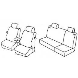 Set coprisedili Superior - Nocciola - Volkswagen Golf IV 3p (fino al 1999) (10 97 1999)