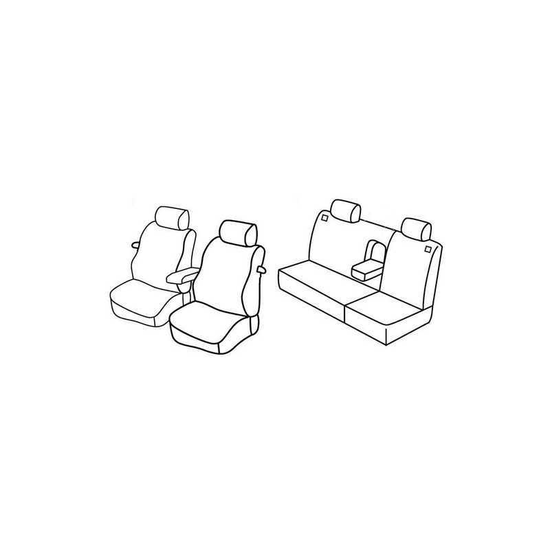 Set coprisedili Superior - Beige - Volkswagen Golf IV 3p (fino al 1999) (10 97 1999)