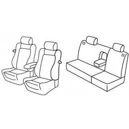 Set coprisedili Superior - Beige - Volkswagen Golf IV 3p (fino al 1999) (10 97 1999)