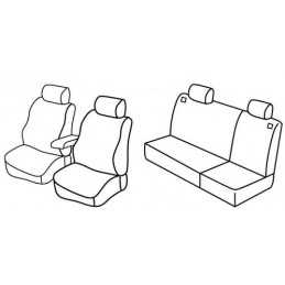 Set coprisedili Superior - Nocciola - Volkswagen Golf IV 5p (fino al 1999) (10 97 1999)