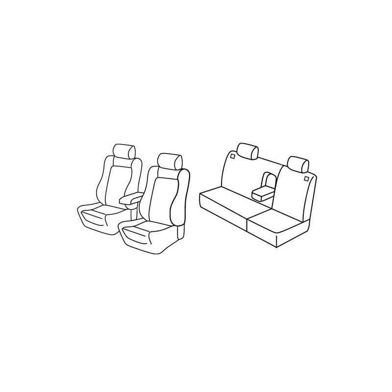 Set coprisedili Superior - Nocciola - Volkswagen Golf IV 5p (fino al 1999) (10 97 1999)