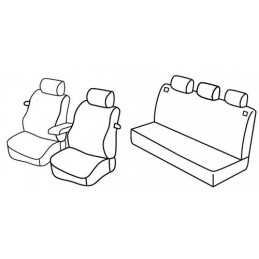 Set coprisedili Superior - Nocciola - Volkswagen Golf IV 3p (dal 2000) (2000 10 03)