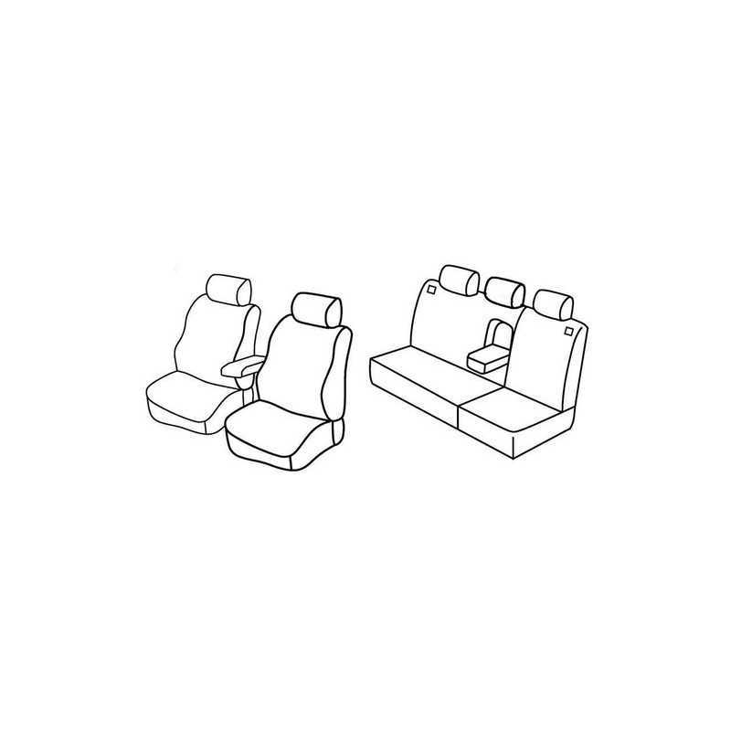 Set coprisedili Superior - Grigio Nero - Volkswagen Golf IV 5p (dal 2000) (2000 10 03)