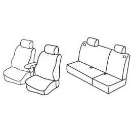 Set coprisedili Superior - Nocciola - Volkswagen Golf IV Variant (fino al 1999) (04 99 1999)