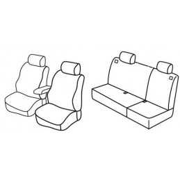 Set coprisedili Superior - Beige - Volkswagen Golf IV Variant (fino al 1999) (04 99 1999)