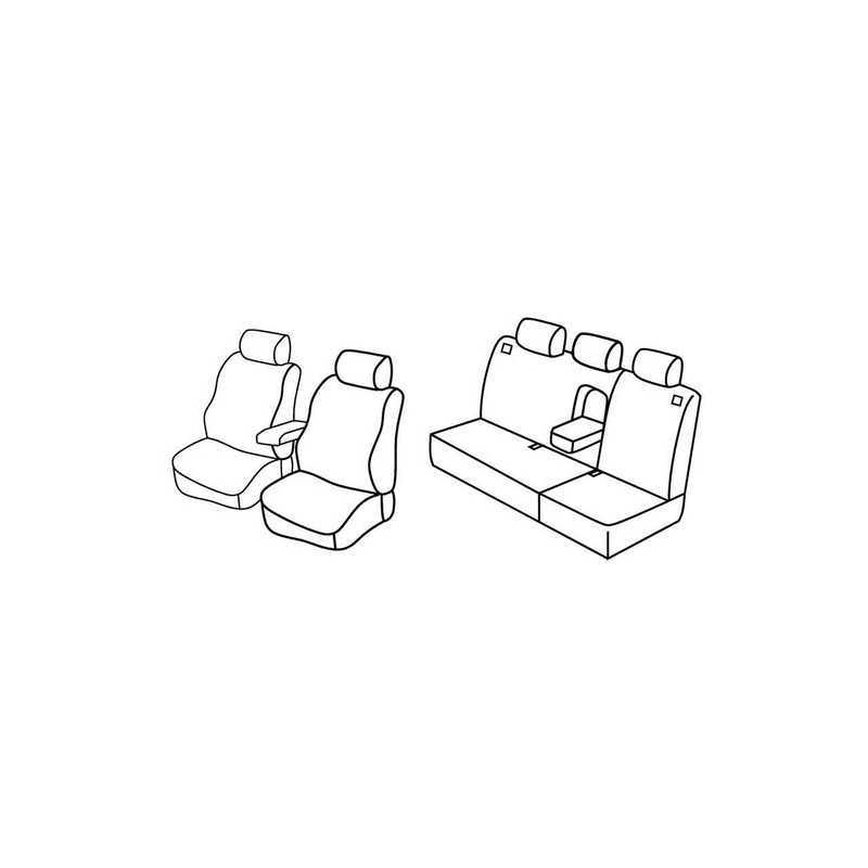 Set coprisedili Superior - Grigio Nero - Volkswagen Golf IV Variant (dal 2000) (2000 05 06)