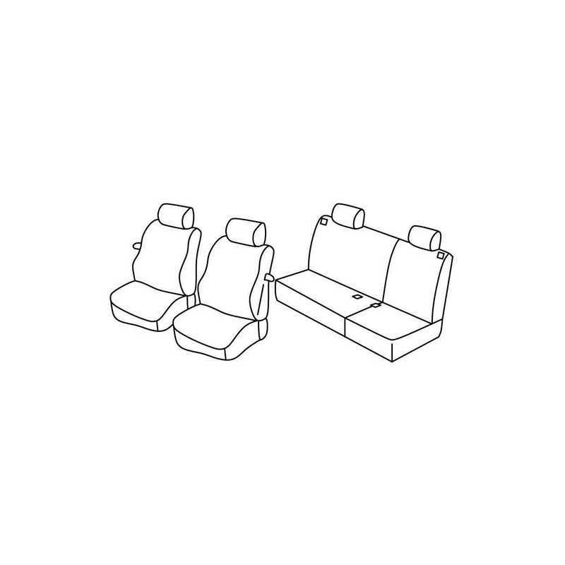 Set coprisedili Superior - Nocciola - Volkswagen Polo 3p (11 01 08 09)