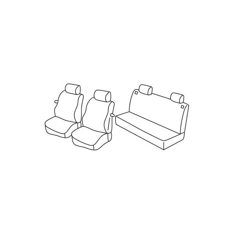 Set coprisedili Superior - Nocciola - Volkswagen Polo 3p (11 01 08 09)