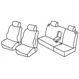 Set coprisedili Superior - Nocciola - Volkswagen Polo 5p (11 01 08 09)