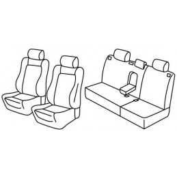 Set coprisedili Superior - Beige - Volkswagen Polo 5p (11 01 08 09)