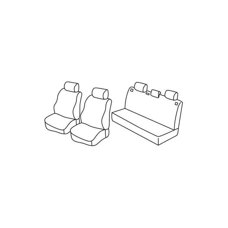 Set coprisedili Superior - Nocciola - Volkswagen Polo 5p (11 01 08 09)