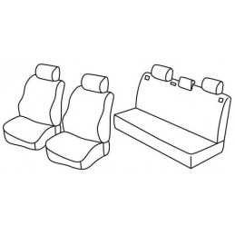 Set coprisedili Superior - Beige - Volkswagen Polo 5p (11 01 08 09)