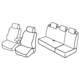 Set coprisedili Superior - Beige - Volkswagen Polo 5p (Trendline) (09 09 04 14)