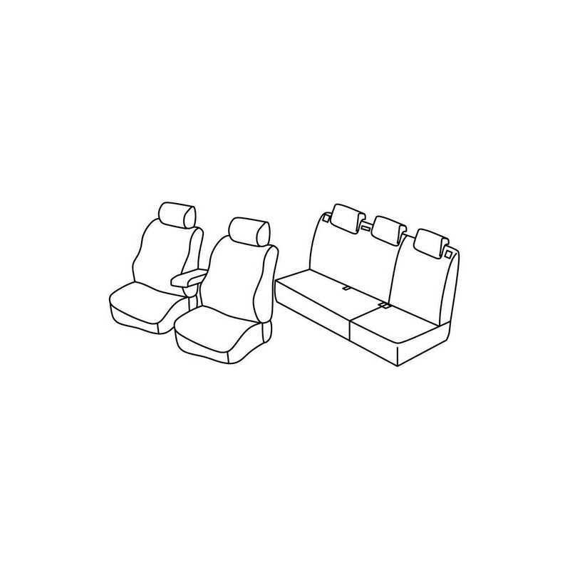 Set coprisedili Superior - Beige - Volkswagen Polo 5p (Comfortline) (09 09 04 14)
