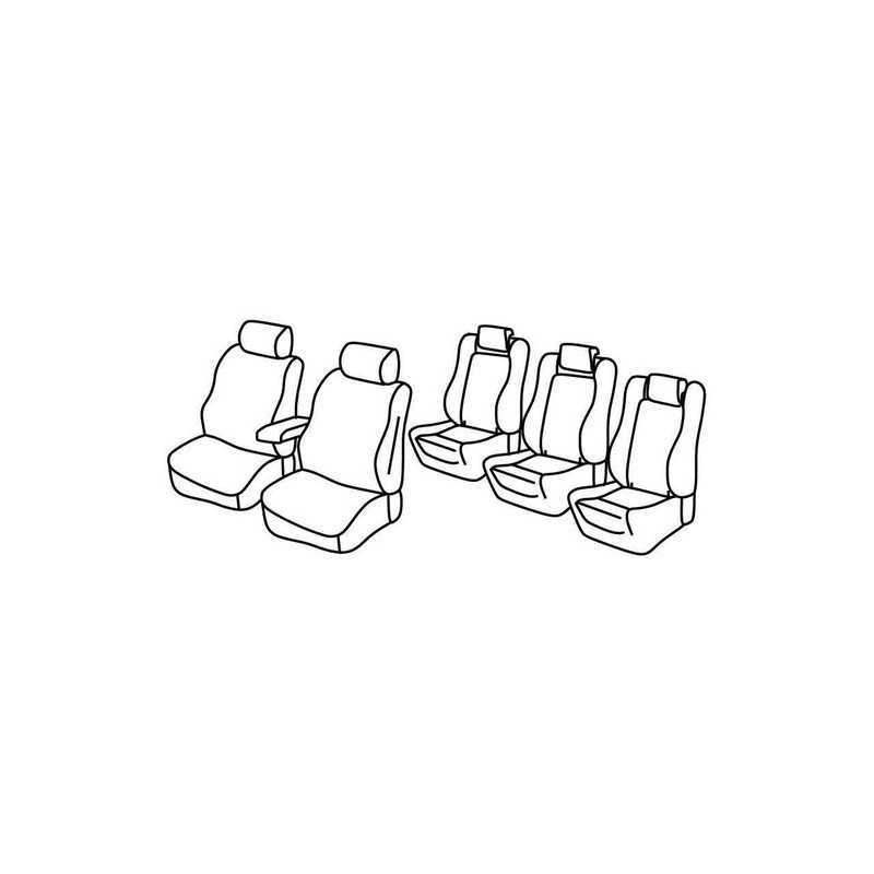Set coprisedili Superior - Nocciola - Volkswagen Sharan (Trendline) (10 10 )