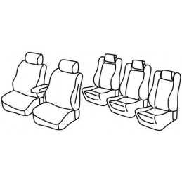 Set coprisedili Superior - Beige - Volkswagen Sharan (Trendline) (10 10 )
