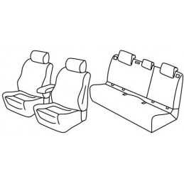 Set coprisedili Superior - Beige - Volkswagen Polo 5p (Comfortline) (10 17 )