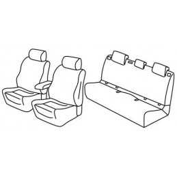 Set coprisedili Superior - Beige - Volkswagen Polo 5p (Comfortline) (10 17 )