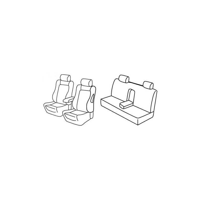 Set coprisedili Superior - Beige - Alfa Romeo 156 4p (06 03 12 07)