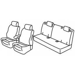 Set coprisedili Superior - Grigio Nero - Alfa Romeo Giulietta (04 10 )