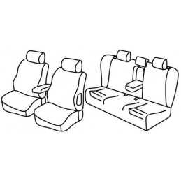 Set coprisedili Superior - Nocciola - Audi A4 Avant (09 01 04 08)