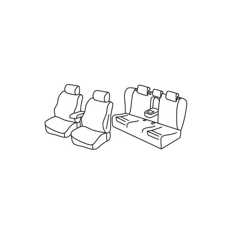 Set coprisedili Superior - Nocciola - Audi A4 Avant (09 01 04 08)