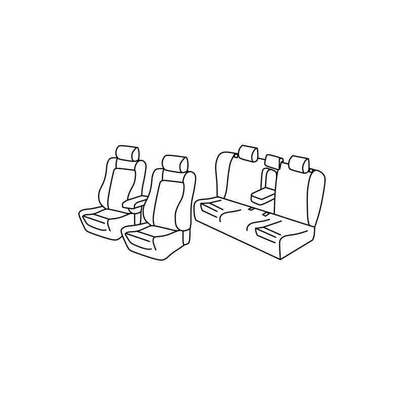Set coprisedili Superior - Beige - Audi A4 Avant (09 01 04 08)