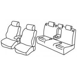 Set coprisedili Superior - Nocciola - Audi A4 Avant (09 01 04 08)