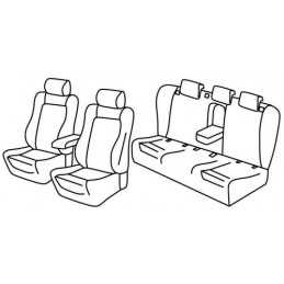 Set coprisedili Superior - Beige - Audi A4 4p (11 07 10 15)