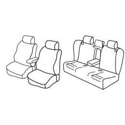 Set coprisedili Superior - Nocciola - Audi A6 4p (09 04 03 11)