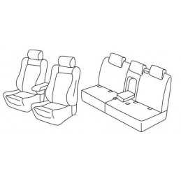 Set coprisedili Superior - Nero Blu - Audi Q5 (11 08 08 12)