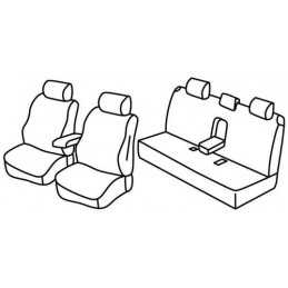 Set coprisedili Superior - Grigio Nero - Audi A6 4p (09 04 03 11)