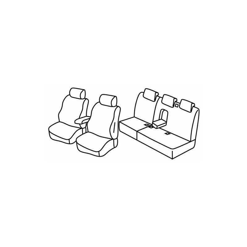 Set coprisedili Superior - Grigio Nero - Audi Q5 (11 08 08 12)