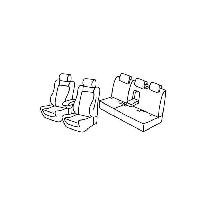 Set coprisedili Superior - Nero Blu - Audi Q5 (09 12 02 17)