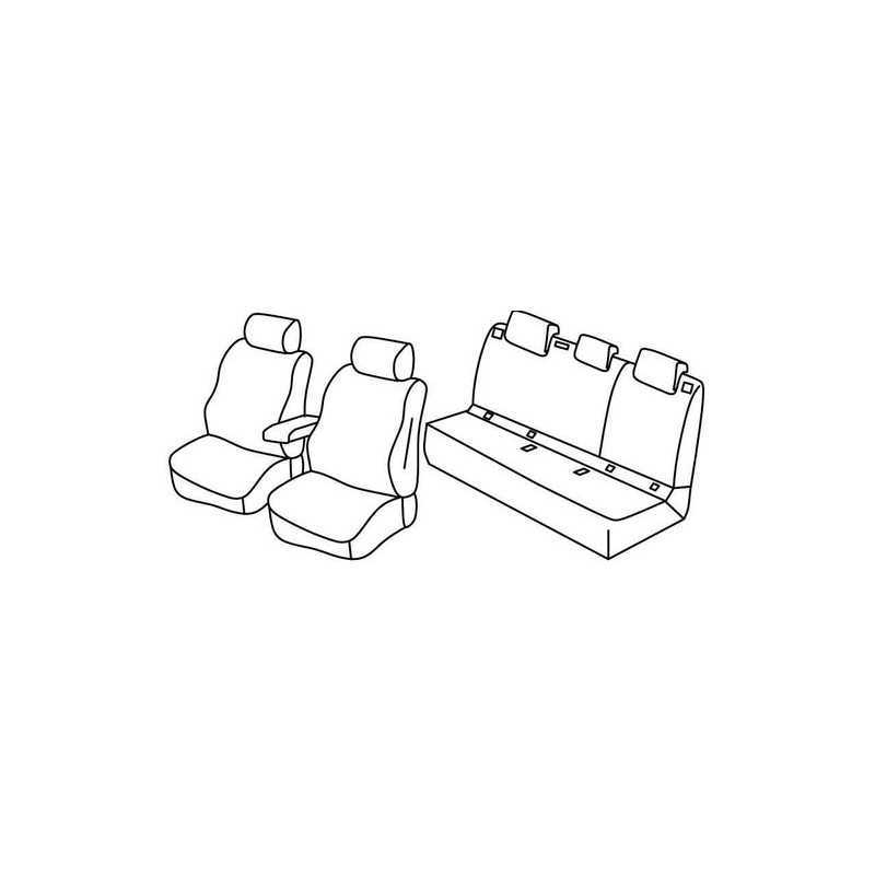 Set coprisedili Superior - Nero Grigio - Audi Q2 (11 16 )