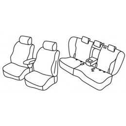 Set coprisedili Superior - Nero Grigio - Audi Q5 (03 17 )