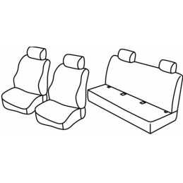 Set coprisedili Superior - Grigio Nero - Bmw Serie 3 (E46) 4p (03 98 02 05)