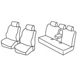 Set coprisedili Superior - Beige - Bmw Serie 3 (E46) 4p (03 98 02 05)