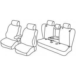 Set coprisedili Superior - Nocciola - Bmw X1 (E84) (10 09 10 15)