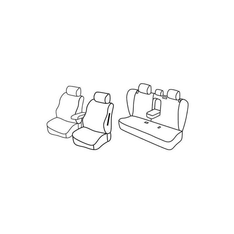 Set coprisedili Superior - Beige - Bmw X3 (F25) (11 10 07 17)