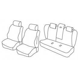 Set coprisedili Superior - Nocciola - Bmw Serie 5 (E60) 4p (07 03 12 09)