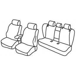 Set coprisedili Superior - Nero Blu - Bmw X3 (F25) (11 10 07 17)
