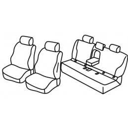 Set coprisedili Superior - Nero Blu - Bmw Serie 5 (F10) 4p (01 10 01 17)