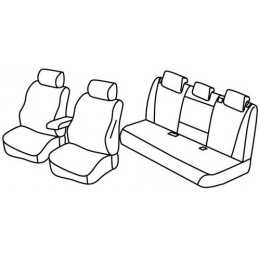 Set coprisedili Superior - Nero Blu - Bmw X5 (F15) (10 13 07 18)