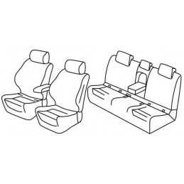 Set coprisedili Superior - Nero Grigio - Bmw X1 (F48) (11 15 )