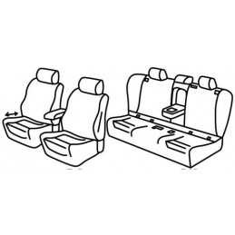 Set coprisedili Superior - Grigio Nero - Bmw Serie 3 Touring (F31) (06 12 )