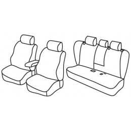 Set coprisedili Superior - Nero Grigio - Bmw X5 (E70) (03 07 09 13)