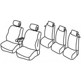 Set coprisedili Superior - Nero Blu - Citroen C4 Grand Picasso (10 06 09 13)