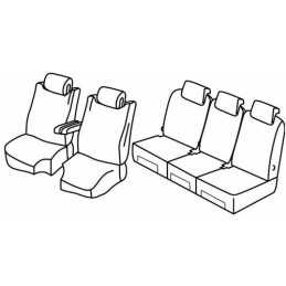 Set coprisedili Superior - Beige - Citroen C4 Picasso (06 13 05 16) - Citroen C4 Spacetourer (06 18 )