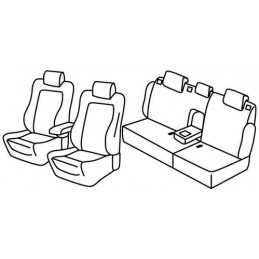 Set coprisedili Superior - Nocciola - Citroen C5 4p (05 08 12 17)